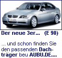 Dachtrger fr den NEUEN BMW 3er (E90) schon jetzt bei AUBU.DE erhltlich....